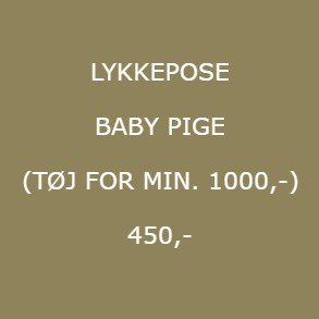 LYKKEPOSE Tj Til Baby Pige