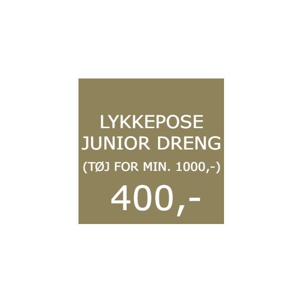 LYKKEPOSE Tøj Junior - LYKKEPOSER HUSET NO. 17