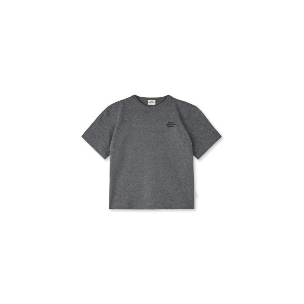 MADS N�RGAARD Dark Grey Melange Theo T Shirt