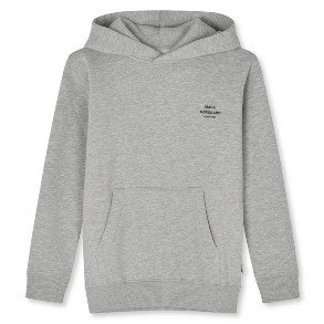 MADS NRGAARD Grey Melange Hudini Sweat Hoodie