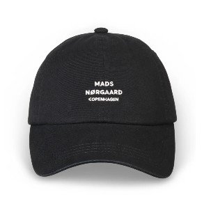 MADS NRGAARD Jet Black Cap