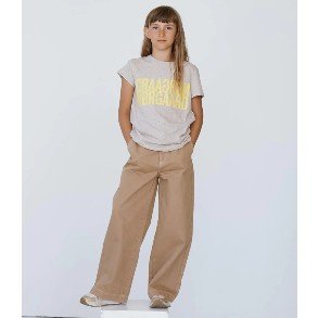 MADS NRGAARD Oatmeal Melange Tuvina T Shirt