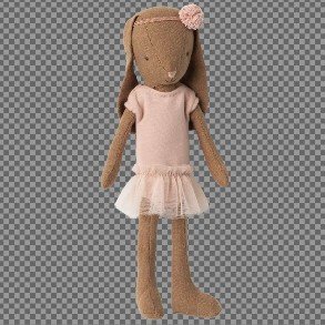 MAILEG Chocolate Brown Size 1 Ballet Bunny