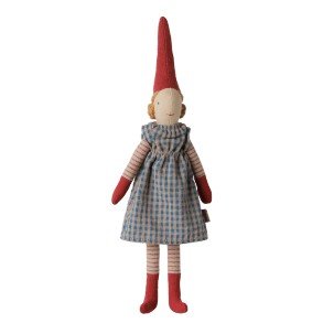 MAILEG Christmas Girl Blue Dress Size 1