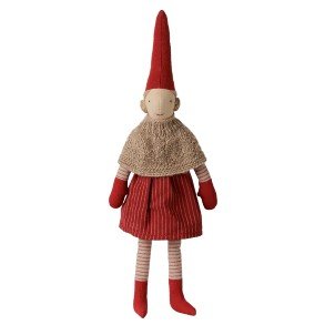 MAILEG Christmas Girl Knitted Top And Skirt Size 2