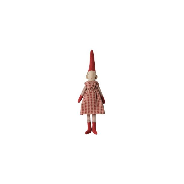 MAILEG Christmas Girl Red Dress Size 1