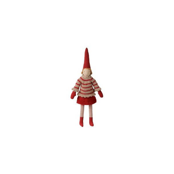 MAILEG Christmas Girl Striped Knitted Sweater Size 2
