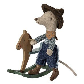 MAILEG Cowboy On Horse Mouse