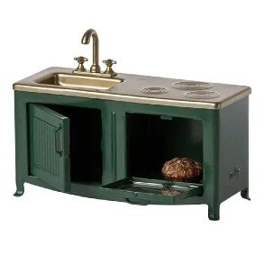 MAILEG Dark Green Mouse Kitchen