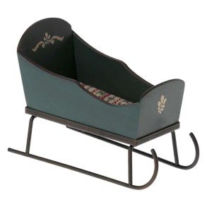 MAILEG Green Mouse Sleigh