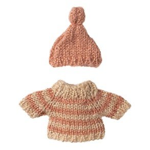 MAILEG Knitted Sweater And Hat Big Sister Mouse