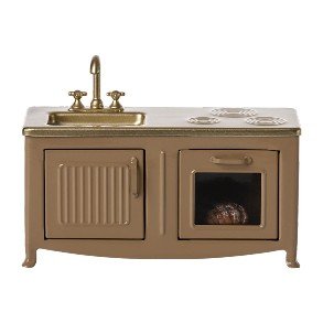 MAILEG Light Brown Mouse Kitchen