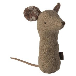 MAILEG Light Umber Mouse Rattle