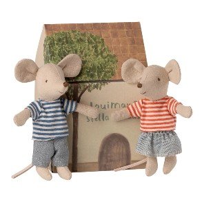 MAILEG Luimax And Stella Little Brother And Sister Mice