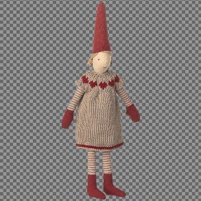 MAILEG Pixy Size 2 Knitted Dress Christmas Girl