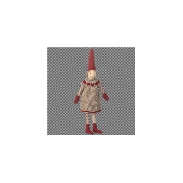MAILEG Pixy Size 2 Knitted Dress Christmas Girl