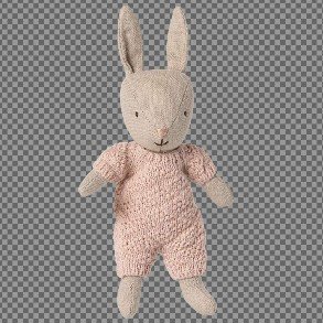 MAILEG Sand Rose Knitted Micro Rabbit
