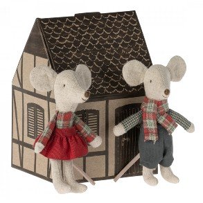 MAILEG Winter Twin Mice