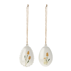 MAILEG Yellow 2 Stk Easter Egg