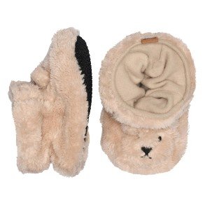 MELTON Beige Plys Hjemmesko