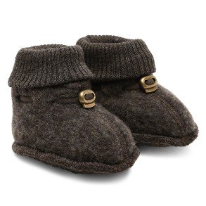 MIKK-LINE Dark Brown Melange Uld Futter