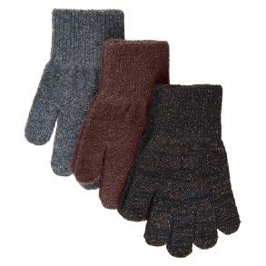 MIKK-LINE Dark Mink Uld Glitter Vanter