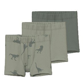 NAME IT Agave Green Dino 3 Pak Tights