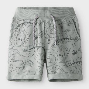 NAME IT Aqua Gray Vermo Shorts