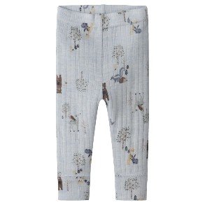 NAME IT Artic Ice Forest Wang Wool Leggings