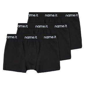 NAME IT Black 3 Pack Noos Boxer
