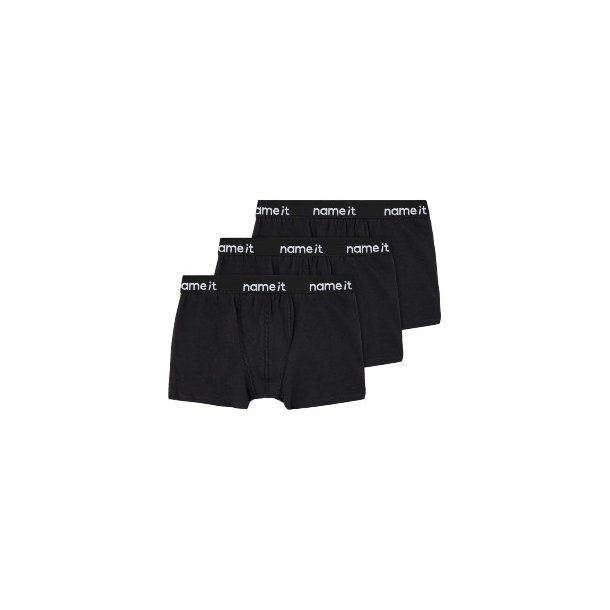NAME IT Black 3 Pack Noos Boxer