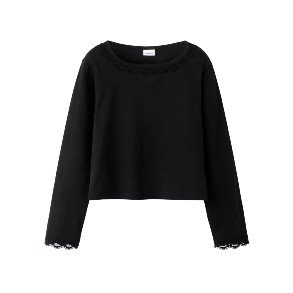 NAME IT Black Belisa Bluse