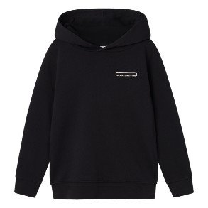 NAME IT Black Krabbe Sweat Hoodie Bluse