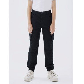 NAME IT Black Ryan Cargo Pants