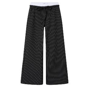 NAME IT Black Tilde Wide Pants