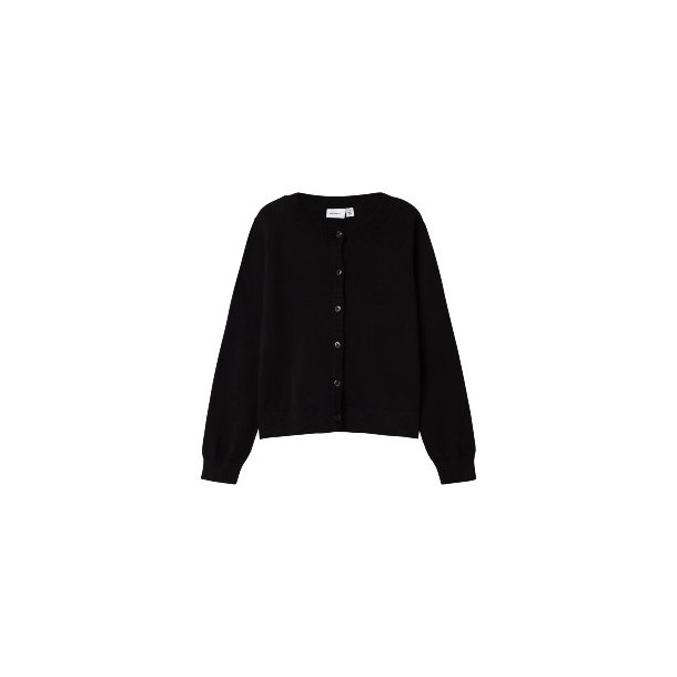 NAME IT Black Valane Strik Cardigan