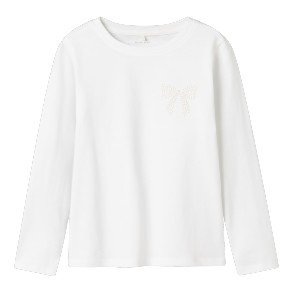 NAME IT Bright White Ekik Bluse