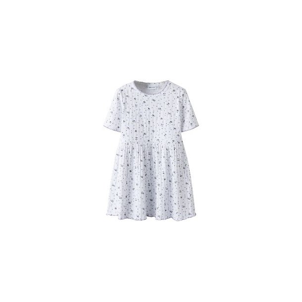 NAME IT Bright White Flowers Fiona Dress