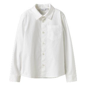 NAME IT Bright White Fred Shirt