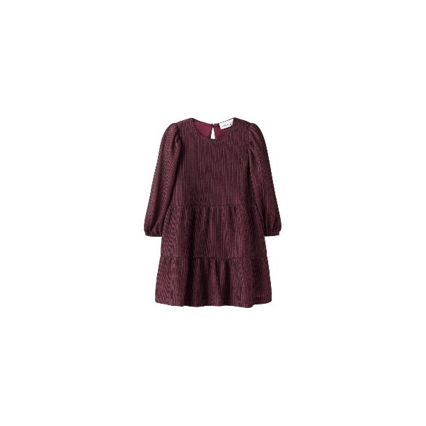 NAME IT Burgundy Silk Dress