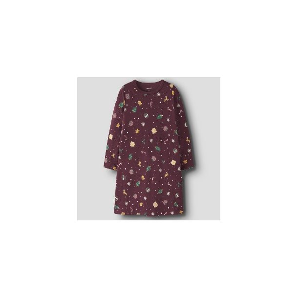 NAME IT Burgundy X Mas Night Dress