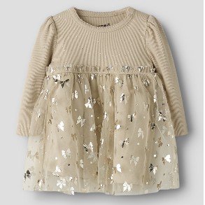 NAME IT Cement Sally Dress