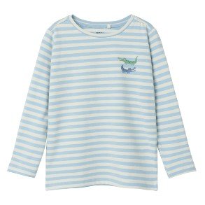 NAME IT Chambray Blue Taranino Bluse