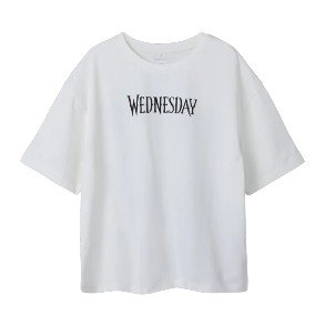 NAME IT Cloud Dancer Wednesday T Shirt