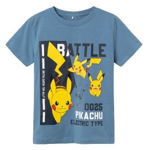 NAME IT Coronet Blue Emil Pokemon T Shirt