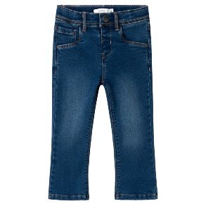 NAME IT Dark Blue Denim Salli Fleece Jeans