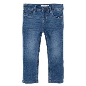 NAME IT Dark Blue Denim Silas Slim Jeans