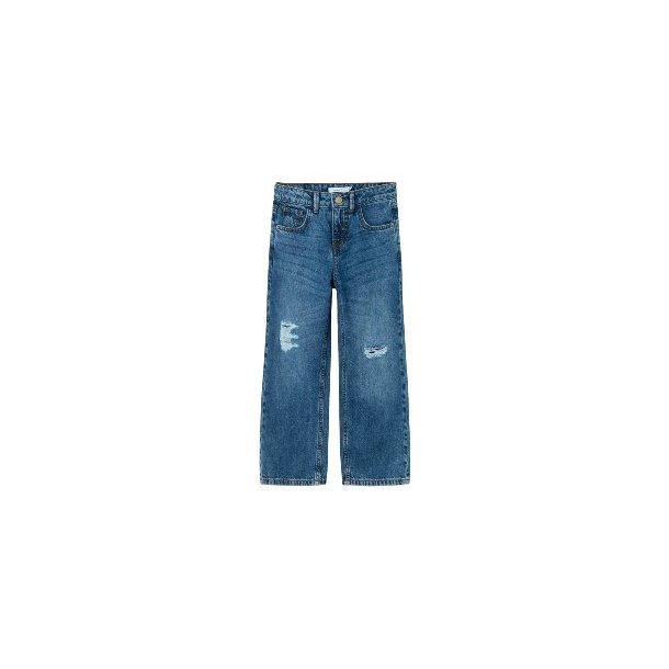 NAME IT Dark Blue Denim WH Rose Wide Jeans