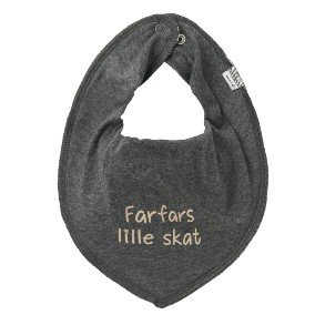 NAME IT Dark Grey Melange Yatte Bib