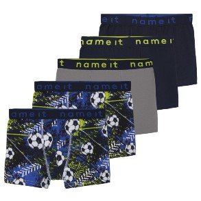 NAME IT Dark Sapphire 5 Pak Kays Boxer Shorts